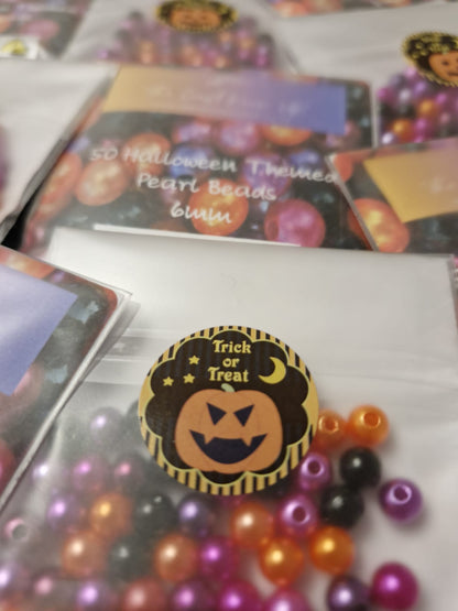 Halloween Themed Pearl Beads