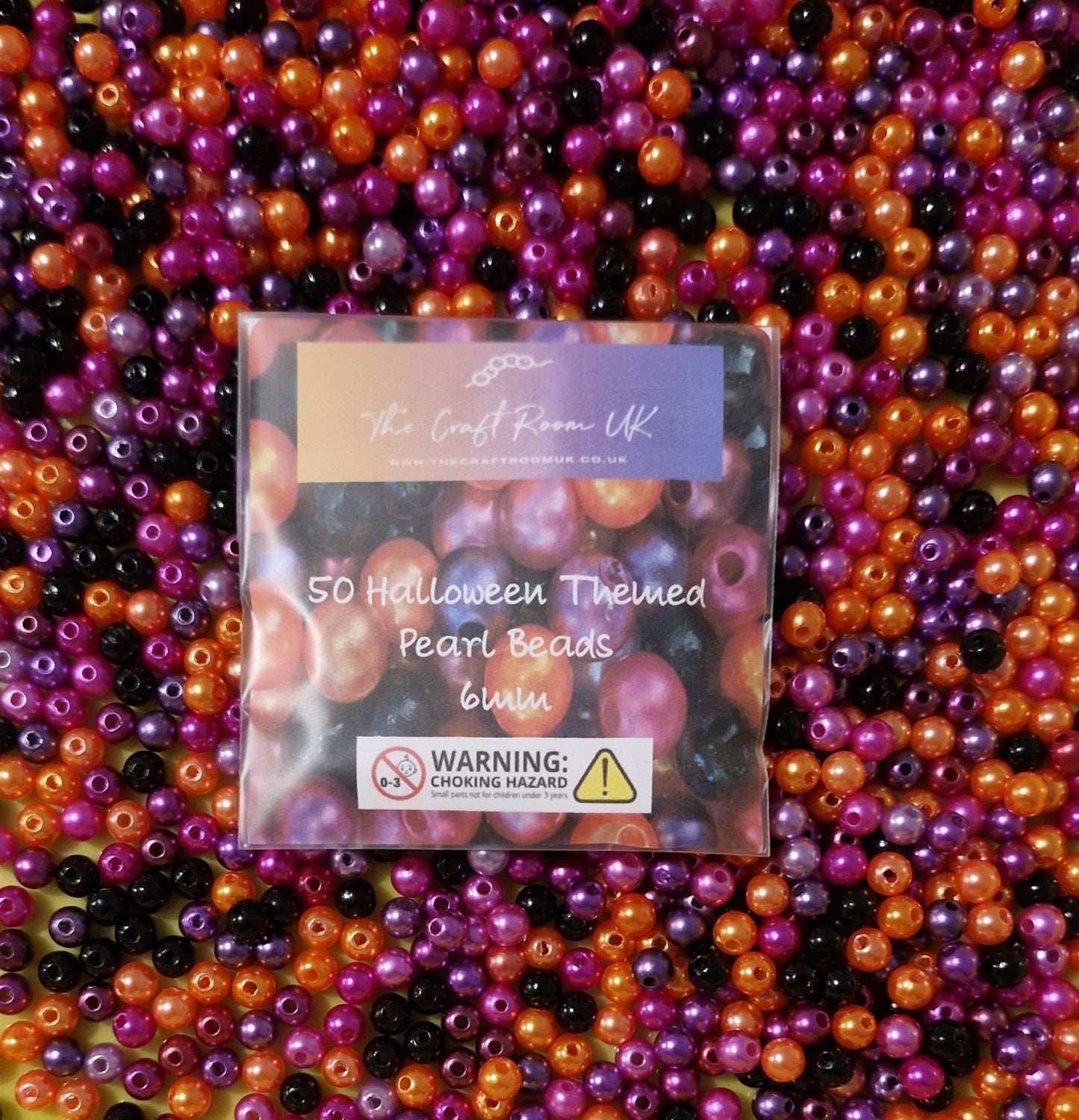 Halloween Themed Pearl Beads