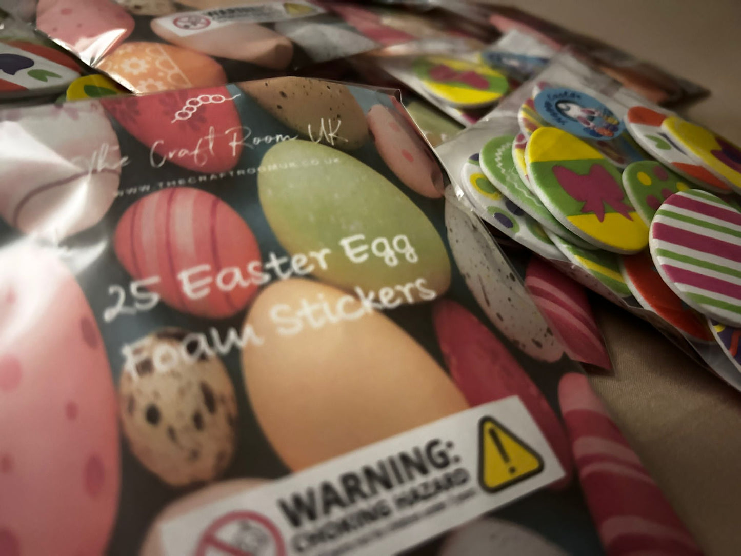 Easter Egg Foam Stickers