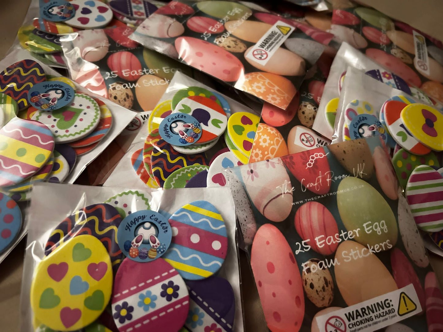 Easter Egg Foam Stickers