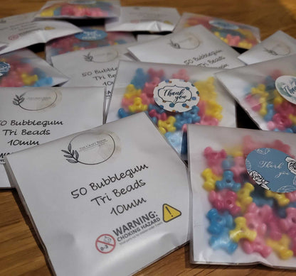 Bubblegum Tri-Beads - The Craft Room UK
