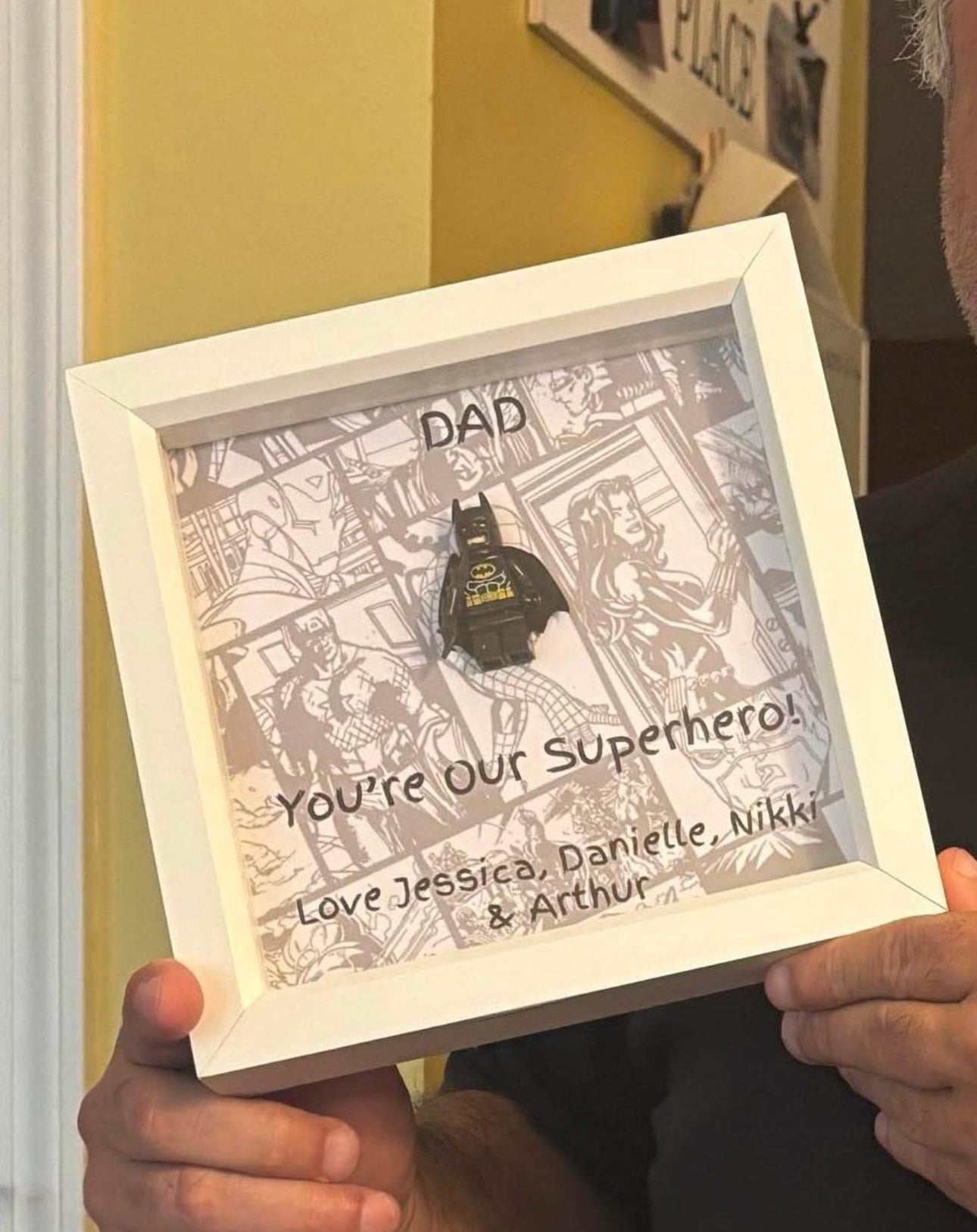 Superhero Figure Box Frame