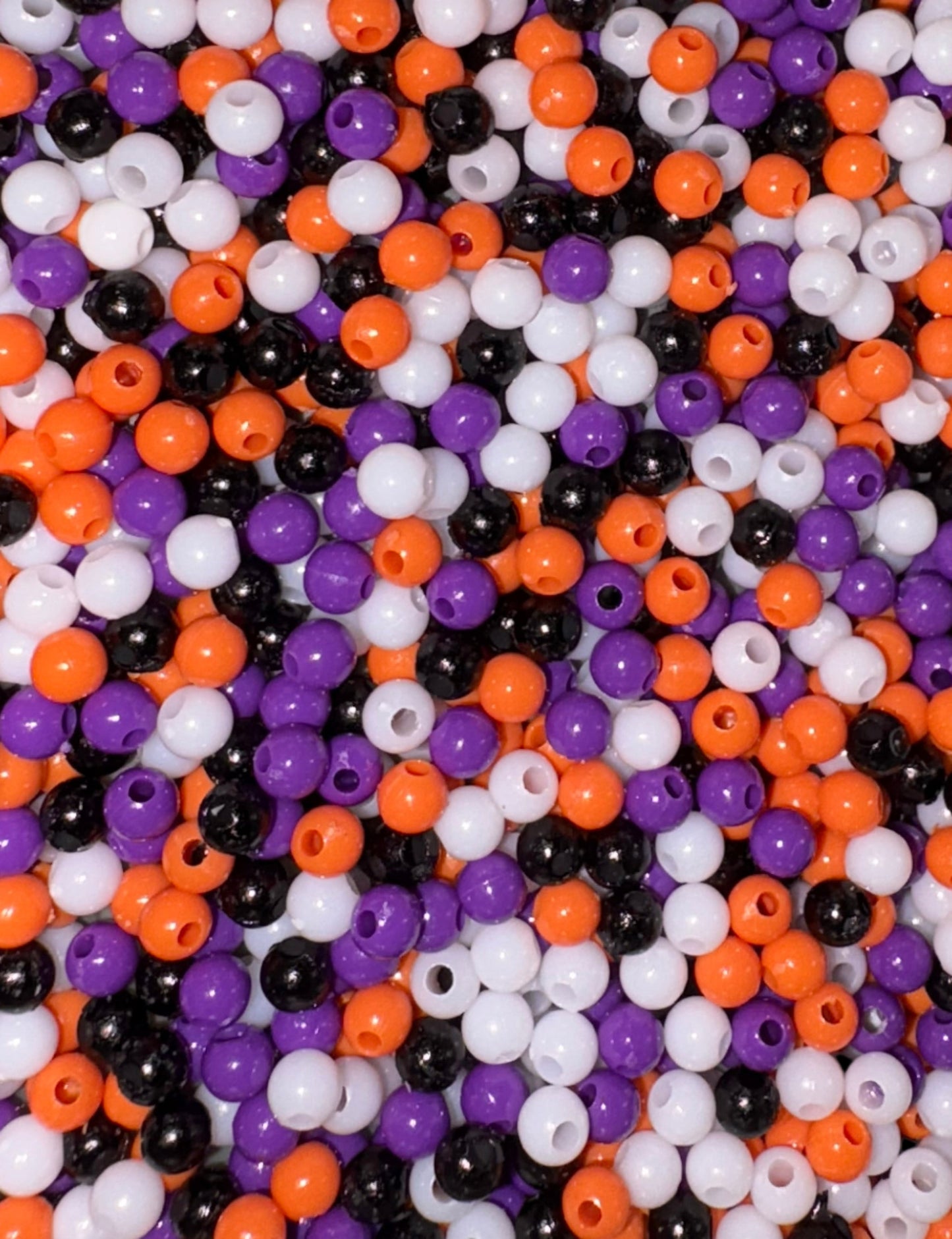 Halloween Round Beads