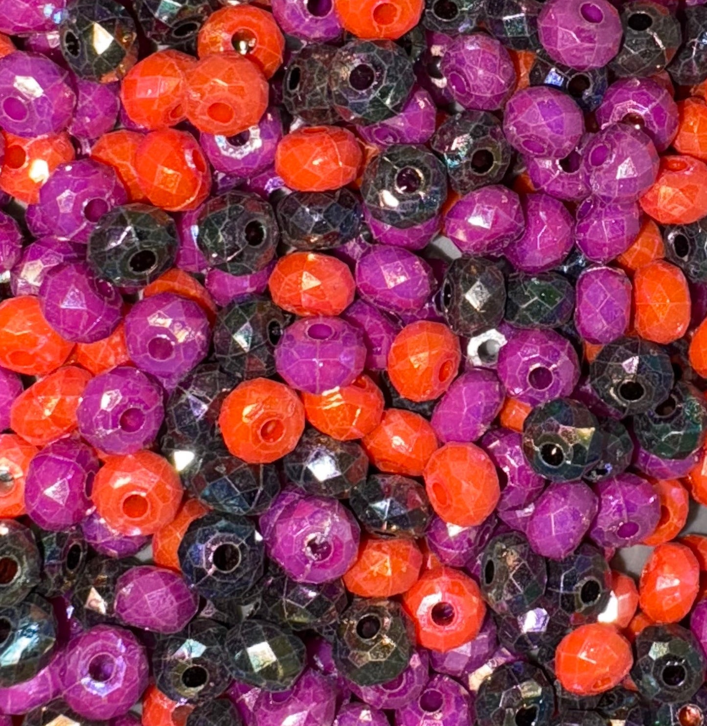 Faceted Halloween Beads