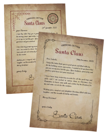 Personalised Letter from Santa Claus
