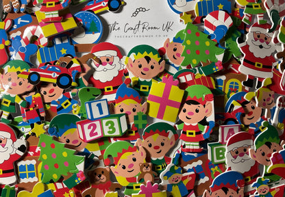 Santas Workshop Christmas Foam Stickers